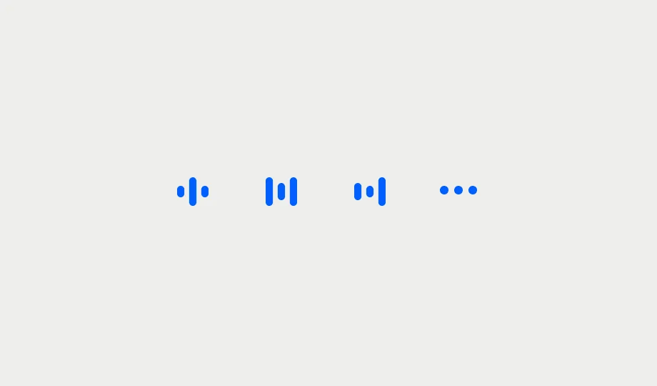 Screenshot shows the audio volume indicator