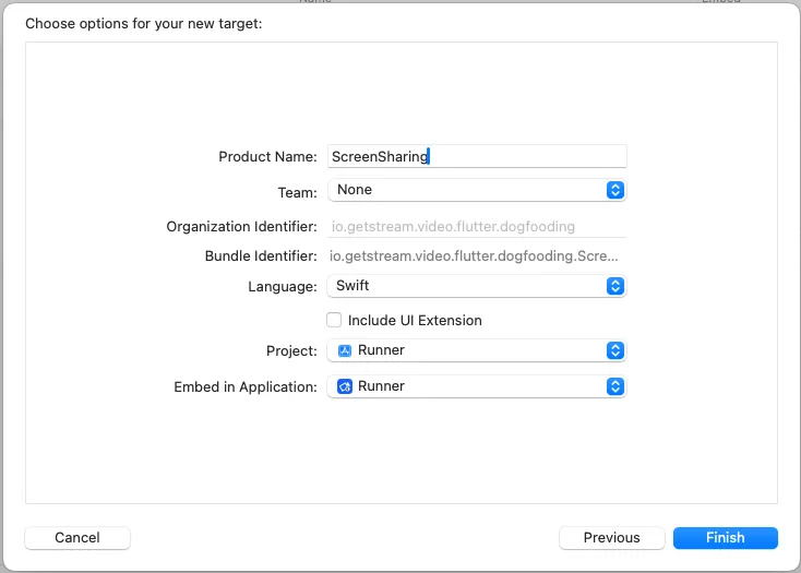 Screen sharing dashboard