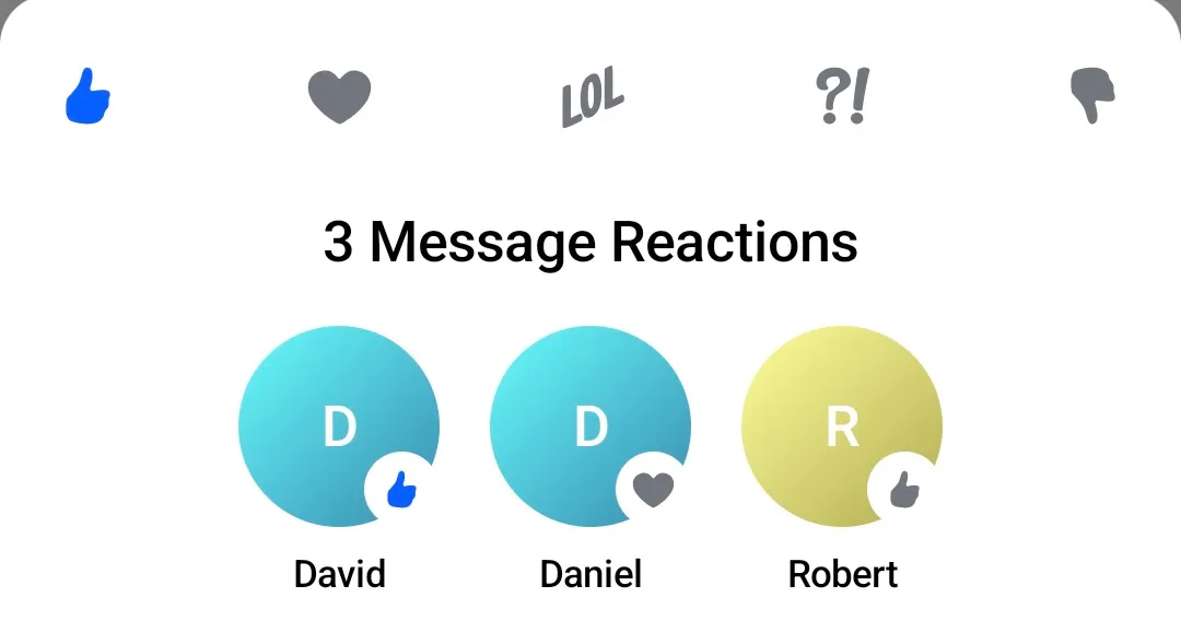 UserReactions