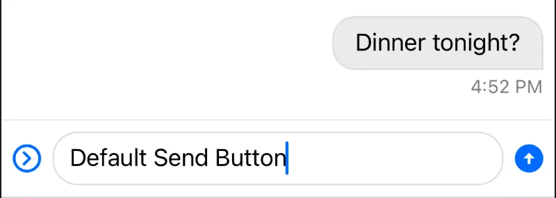 Custom Send Button