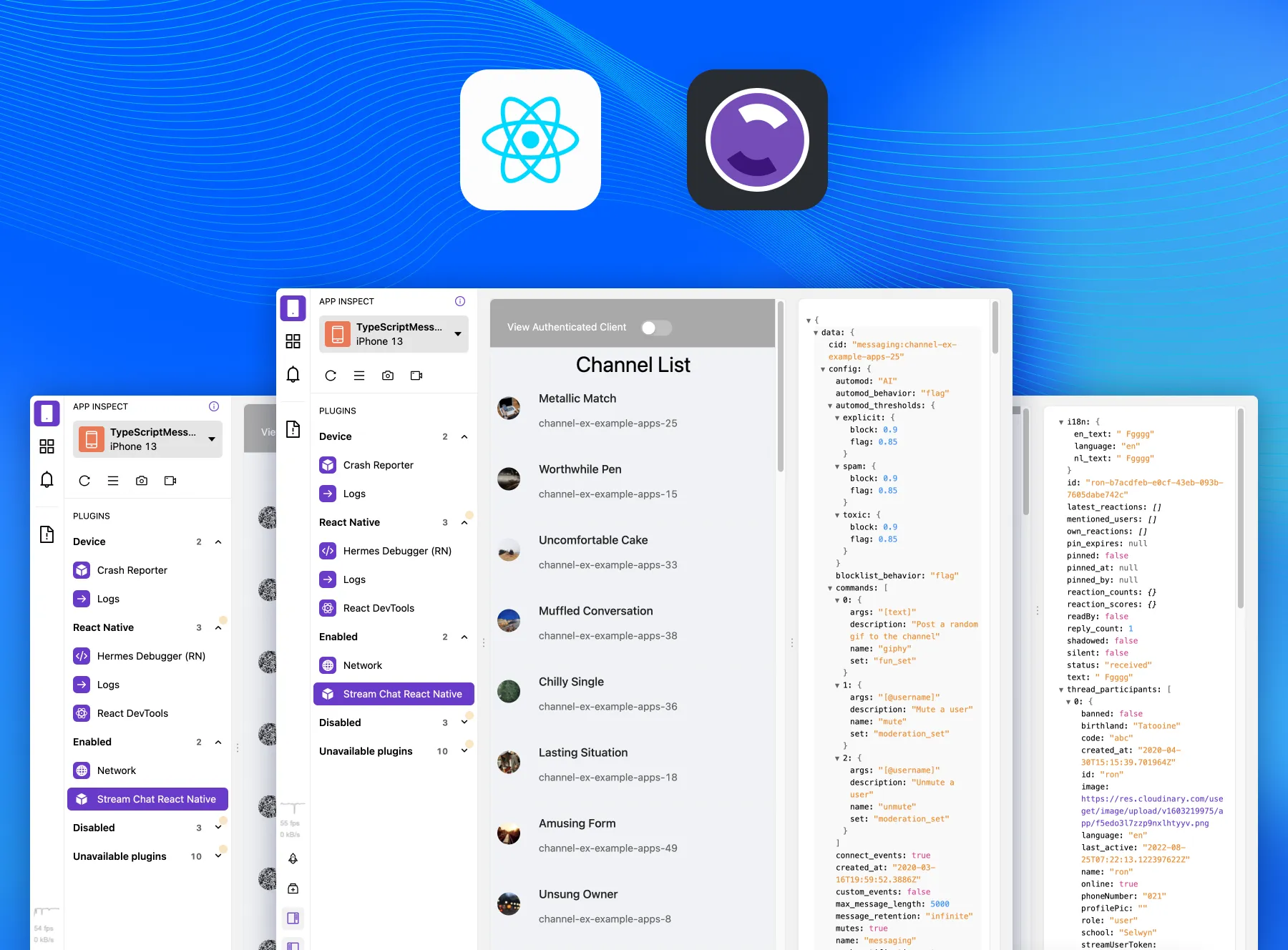 Flipper Stream Chat React Native Banner