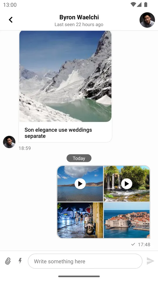 Default Image and Video Attachment Previews Light Mode