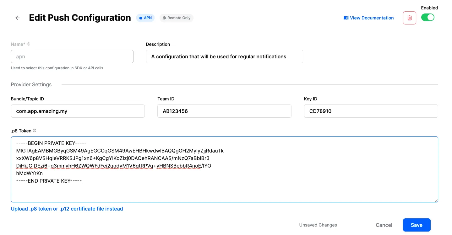 Screenshot shows the creation of a VoIP certificate