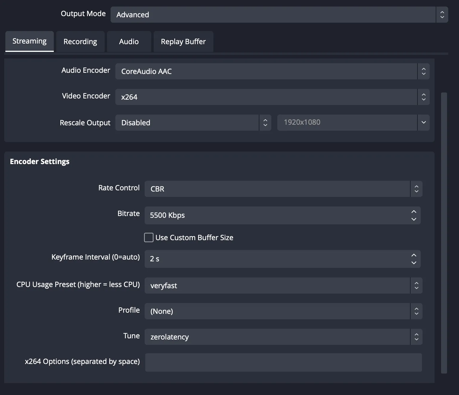 Rtmp In Obs Output Settings