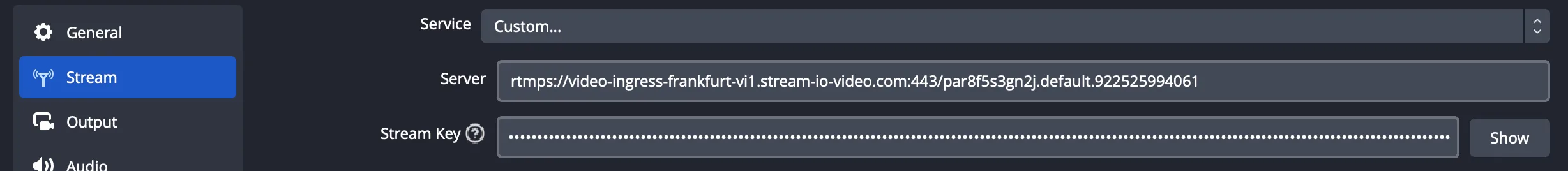 Rtmp Obs Settings