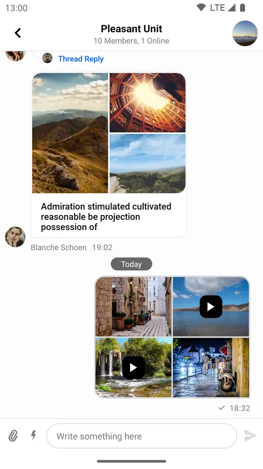 Custom Image and Video Attachment Previews Light Mode